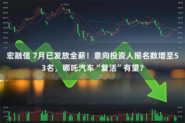 宏融信 7月已发放全薪！意向投资人报名数增至53名，哪吒汽车“复活”有望？