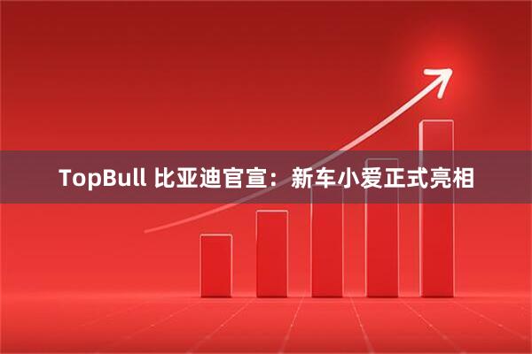 TopBull 比亚迪官宣：新车小爱正式亮相